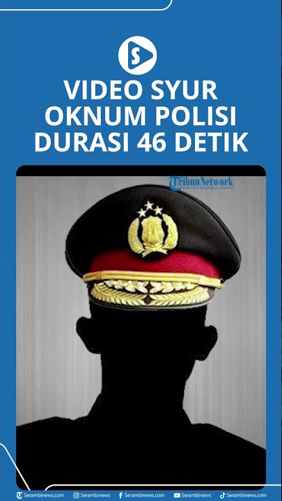 Video Tak Senonoh 46 detik Oknum Polisi Bersama Pemandu Lagu Bikin Heboh Jagat Maya