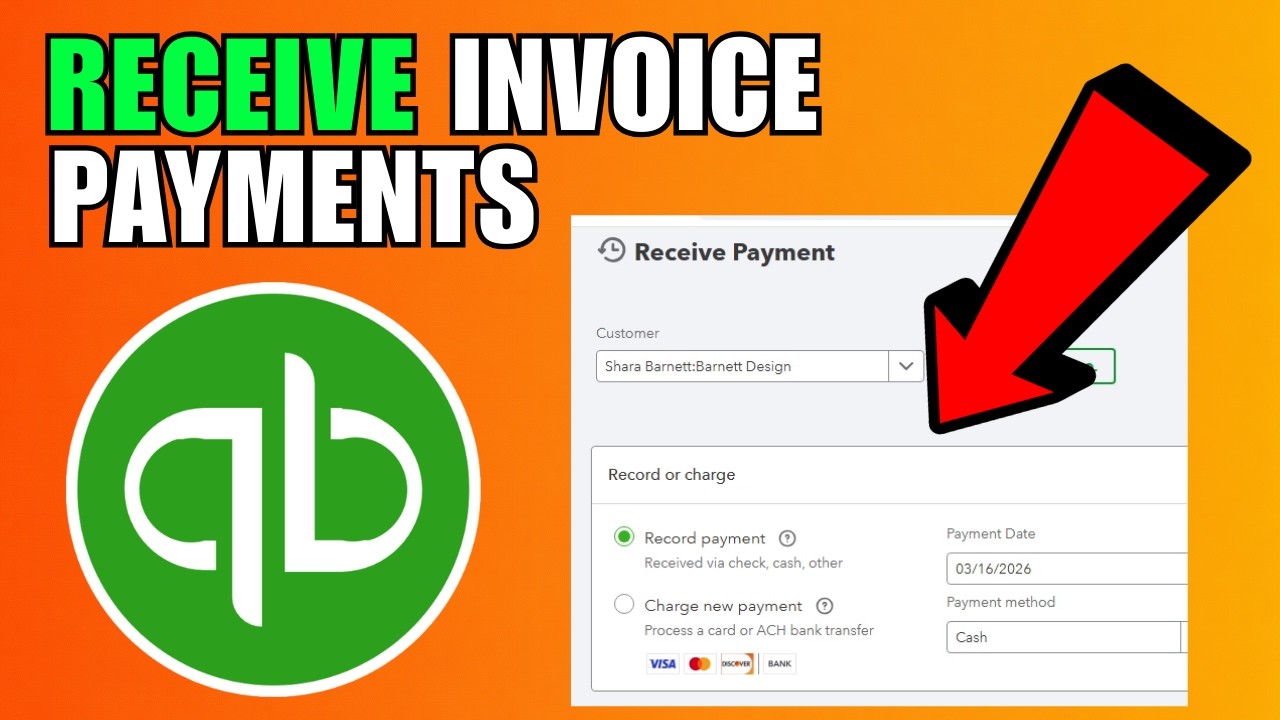 How To Receive Invoice Payments In QuickBooks Online (2026) (Step By ...