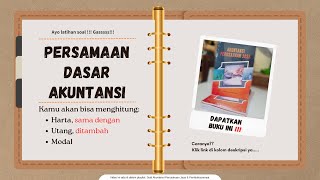 Persamaan Dasar Akuntansi || Harta = Utang   Modal || Soal Pilihan Ganda & Pembahasan