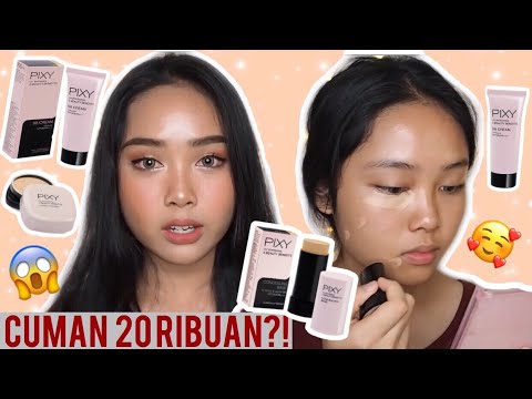 Warna Tergelap Pixy Concealing Base Foundation & Two Way Cake Review & Uji Ketahanan. 