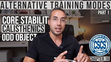 Alt. Modes of Resistance Training: Odd-Object, Calisthenics, & Core Stability | CSCS Chapter 16