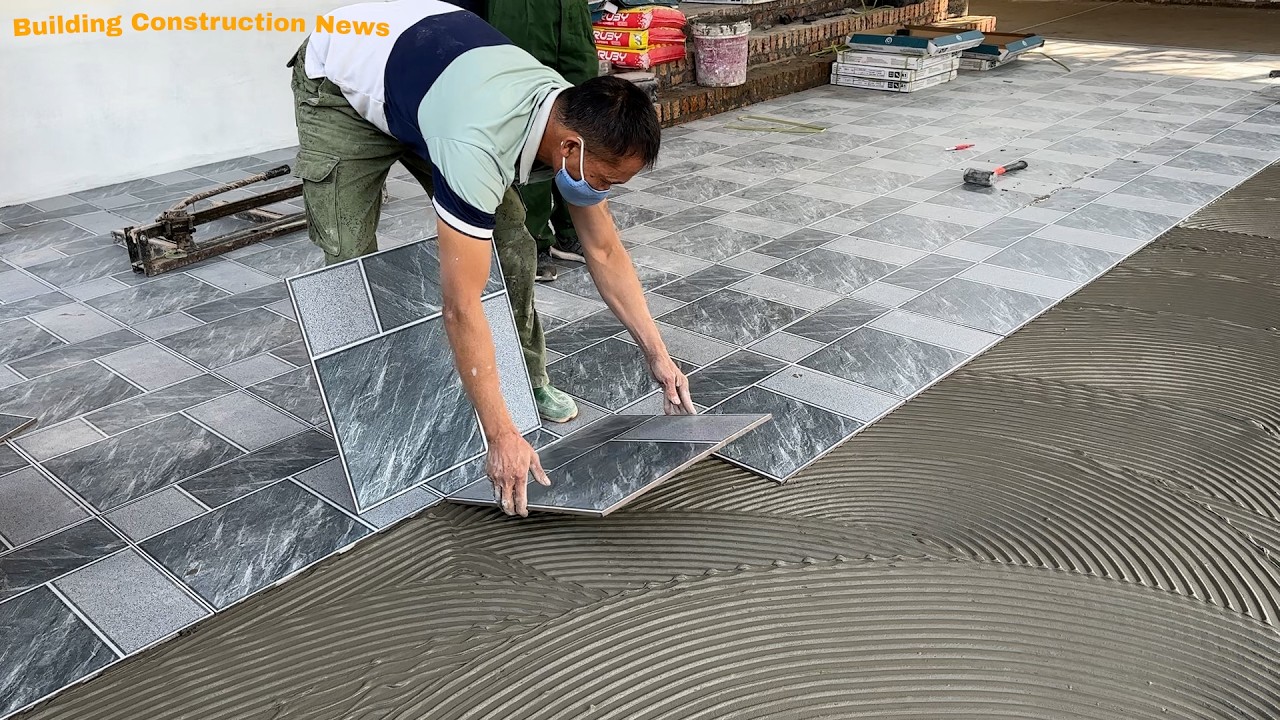 How We Renovated And Installed A Large Outdoor Playground Using Beautifully Patterned Ceramic Tiles