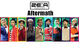 ZE:A (제국의아이들) - Aftermath (후유증) [ENG SUB/Lyric/가사/Member Coded] Resimi