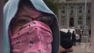 Antifa member explains why she hates capitalism with no real reasoning...