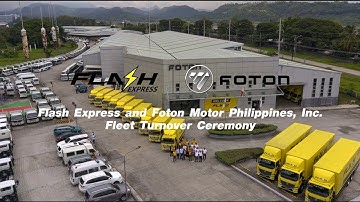 Flash Express & Foton Motors Philippines, Inc. Turnover Ceremony