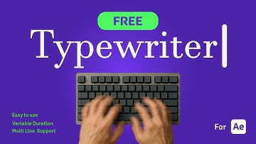 Typewriter Text Animation Made Easy in After Effects (Beginner Tutorial)