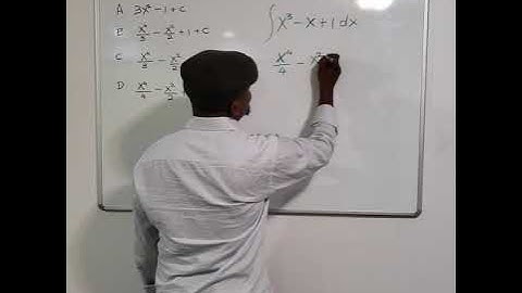 FE Exam prep - Indefinite Integral problem