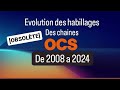 Evolution des chaines ocs  depuis 2008  30  tlvolution