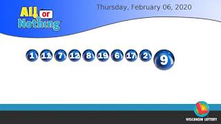 WI Lottery DailyLotto_AoN 02/06/2020