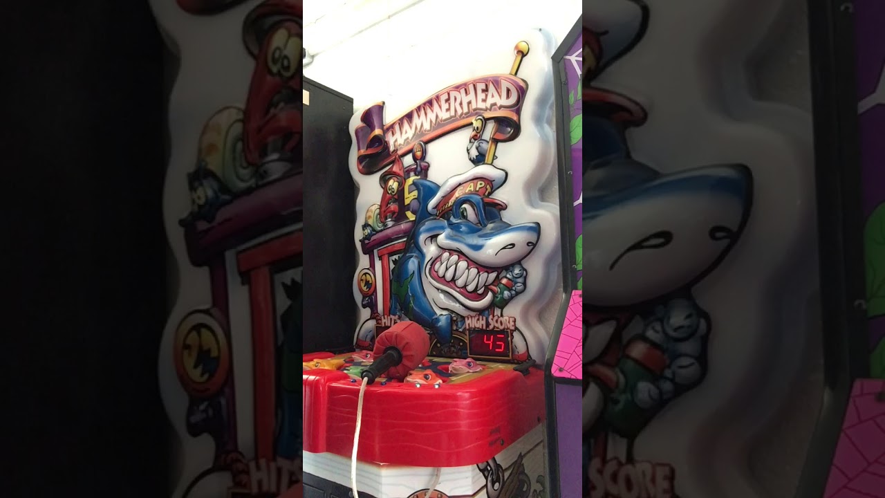 Hammer head arcade whacker