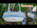 Diy Jeans bag| 3in1 Crossbody bag |handbag or clutch bag|reuse old jeans