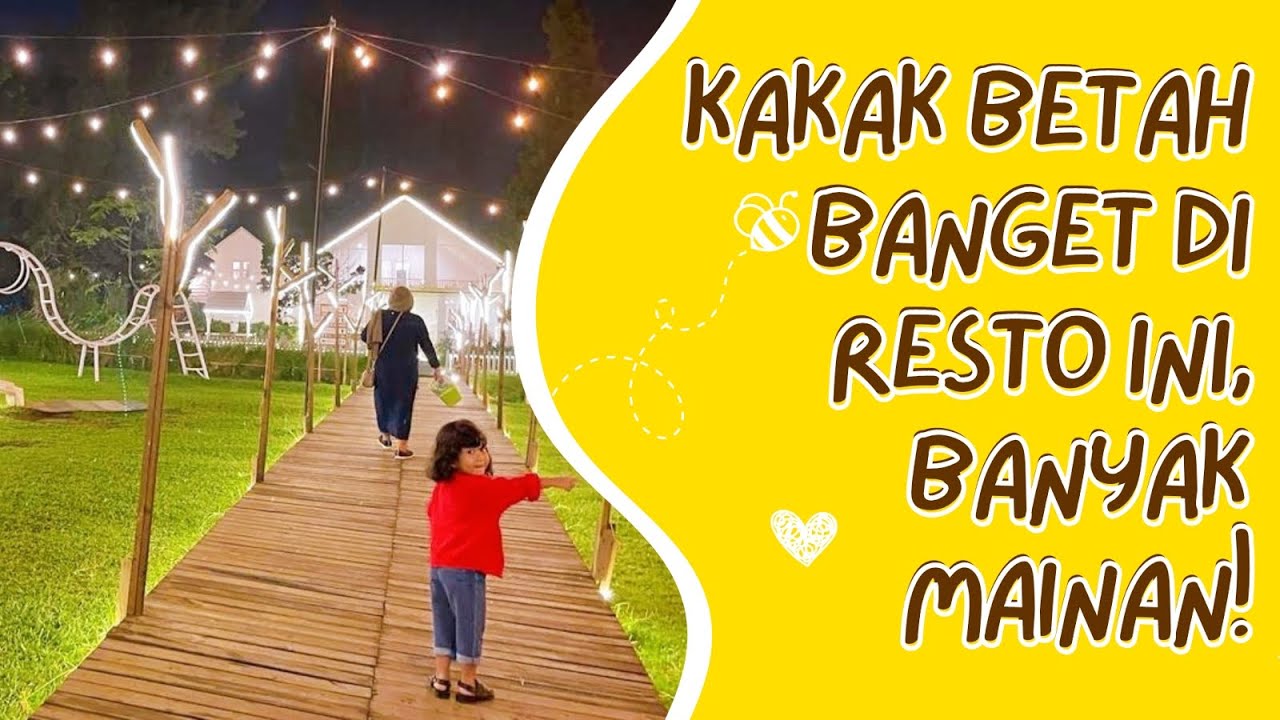 Cafe dan Resto Ramah Anak dalam Area Green Forest Resort || KALA CEMARA & RUANG LAPANG