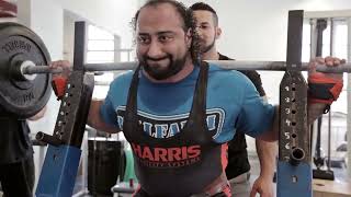 Zahir Khudayarov RAW Squat 465 x 2 Time   soon come 480 nexst