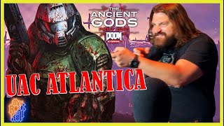 Twelve WILD Minutes!!! | DOOM Eternal: The Ancient Gods OST - UAC Atlantica Combat | REACTION