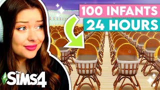 The Sims 4 100 Infant Challenge But In 24 Hours