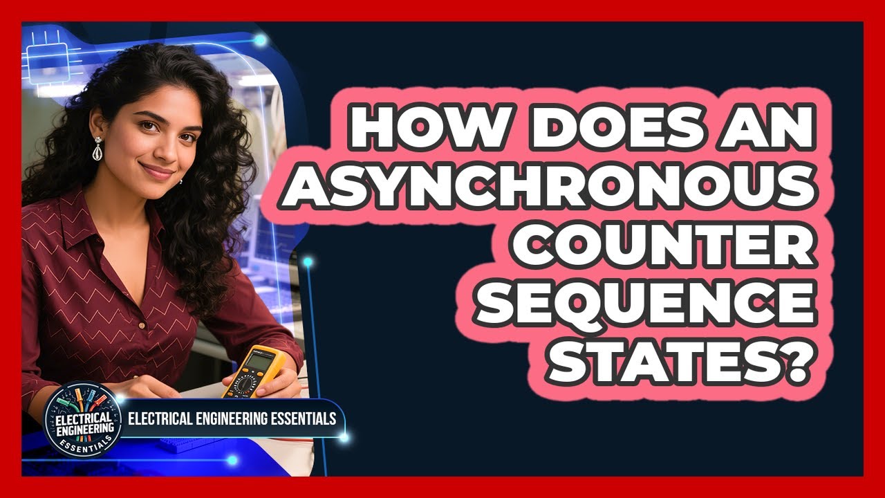 How Does an Asynchronous Counter Sequence States?