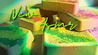 Colorful ASMR I Powder Explosion I Baking Soda Crumble I Crush I Crunchy I Crispy I Satisfying