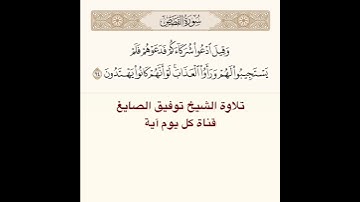 #تلاوة #الشيخ توفيق الصايغ من #سورة القصص