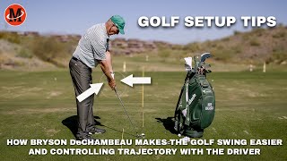 Golf Setup Tips: How Bryson DeChambeau Makes the Golf Swing Easier and Controlling Trajectory by Malaska Golf 11,091 views 2 weeks ago 4 minutes, 52 seconds