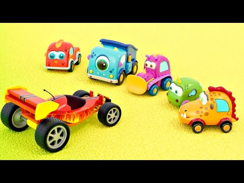 Full episodes of Mocas Little Monster Cars cartoons for kids. Toy cars for kids \u0026 trucks for kids.