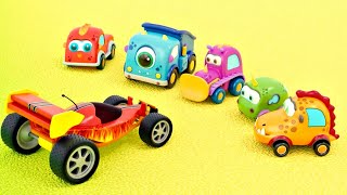Full episodes of Mocas Little Monster Cars cartoons for kids. Toy cars for kids & trucks for kids.