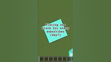 Placing one block for every subscriber