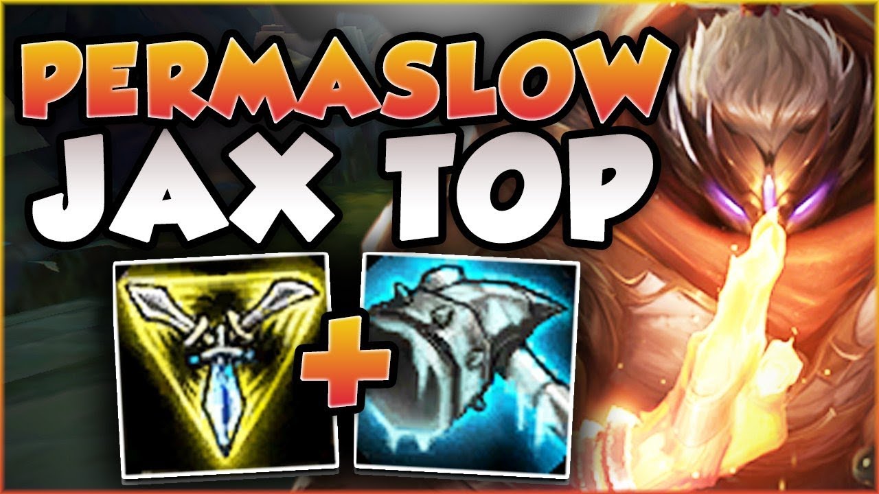 THERE IS NO ESCAPE! THIS PERMASLOW JAX BUILD IS 100% BUSTED! JAX TOP GAMEPLAY! - League of Legends