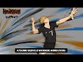 Haikyu!! Miya Atsumu serve animation IMPROVED | 【Epic fan made animation HD】