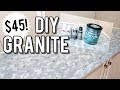 DIY GRANITE COUNTERTOPS | BUDGET FRIENDLY GRANITE COUNTERTOPS