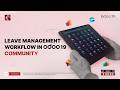 Leave Management Workflow in Odoo 19 Community | Odoo Tips & Features | Odoo 19 Functional Tutorials