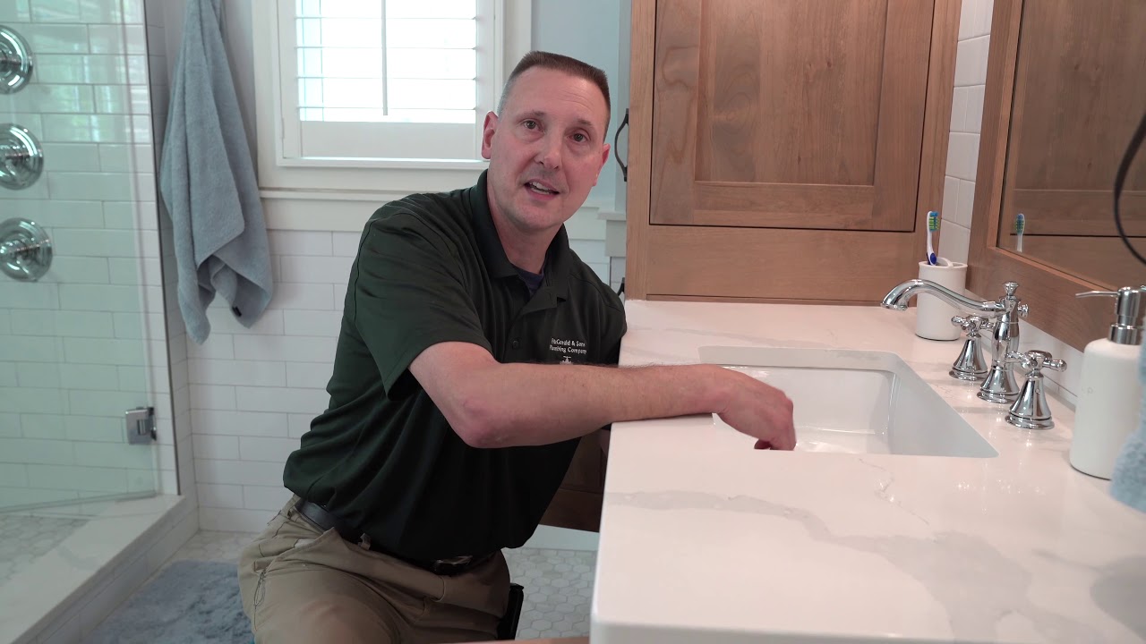 bathroom sinks fully stopped up after trap