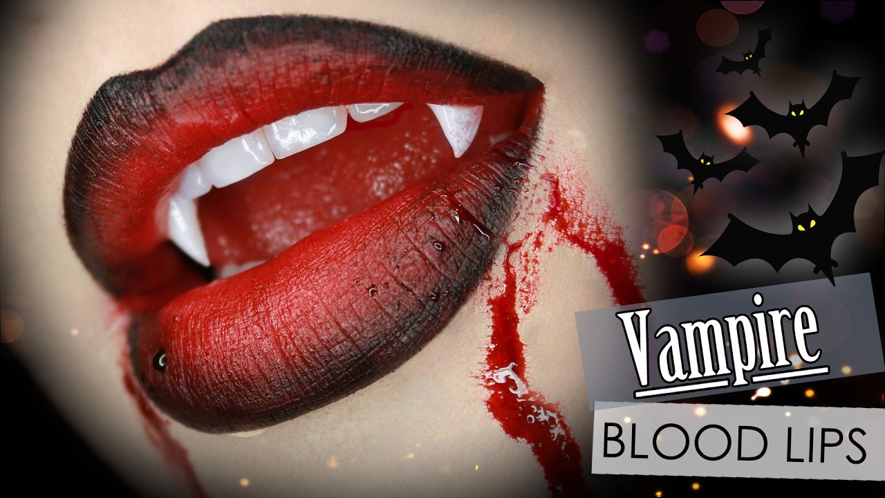 Halloween Dried Blood Vampire Lips Electra Snow YouTube