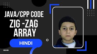 #ZigZag Array in Hindi | GFG, Leetcode | Java , C++ Solutions with explanation| Jhakas 😋 Profile