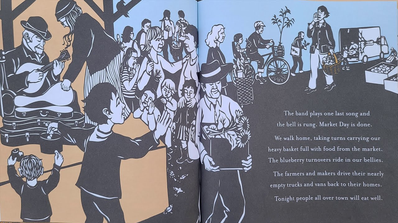 Garden Reading Time: To Market To Market by Nikki McClure