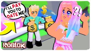 The Rich Boy Had a Crush on Me and Tried to Buy My Love... Adopt Me Roblox Roleplay