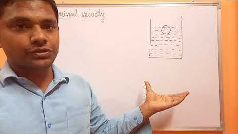 Terminal velocity and Stoke