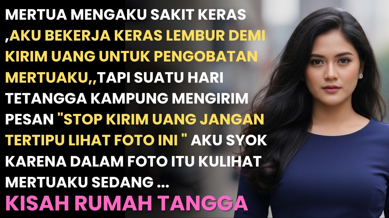 MERTUA MENGAKU SAKIT KERAS DAN MINTAKU BIAYAI OBATNYA ,, SUATU HARI AKU SYOK SAAT MELIHAT ...