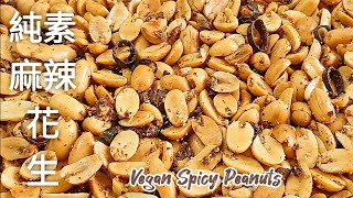 麻辣花生 免炸也超酥脆 太香了 吃到停不住 Vegan Spicy Peanuts