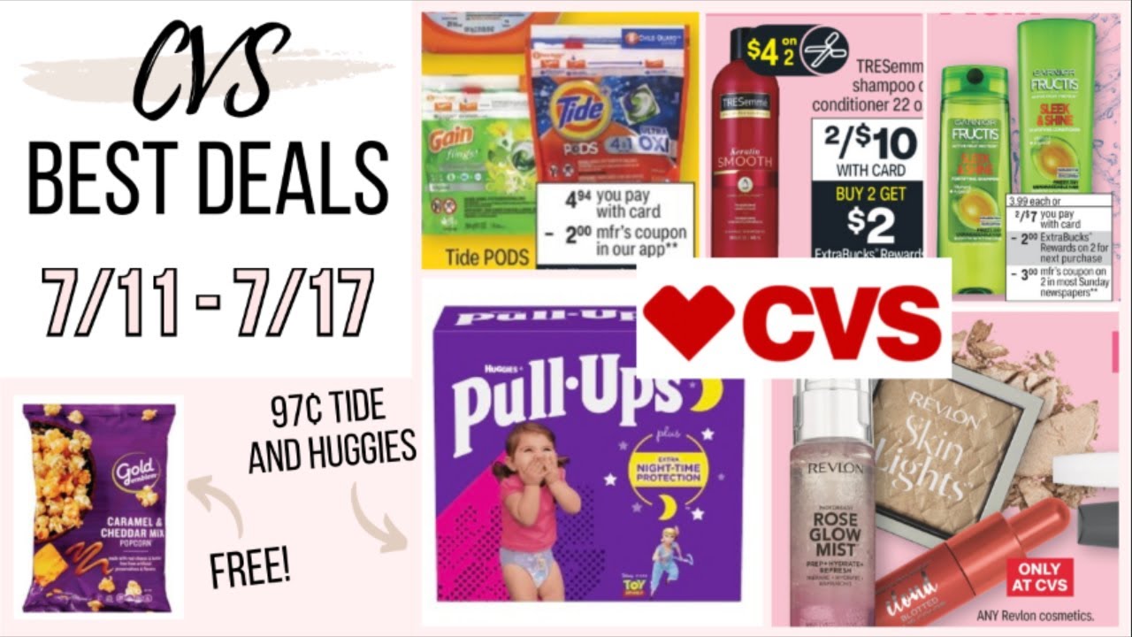 7 Best Cvs Deals 7 11 7 17 97 Laundry Products And Pull Ups Youtube