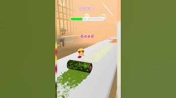 Sushi Roll 3D - GAMEPLAY - ANDROID IOS GAMING. #Shorts