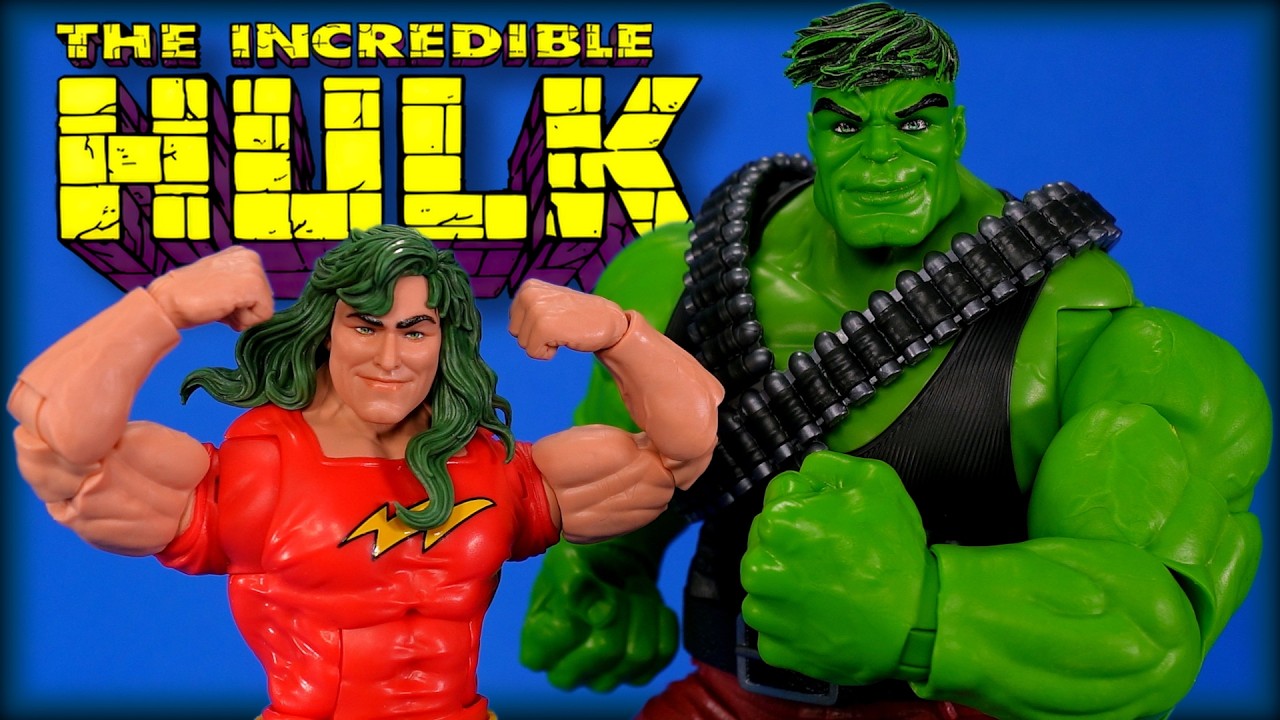GAMMA BROS! Marvel Legends Incredible Hulk Doc Samson Professor Hulk Hasbro Action Figure Review!
