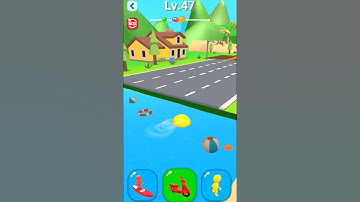 Shape-shifting Funny Race Gameplay new hyper casual game #shorts #gameplay #shapeshifting (Level 47)