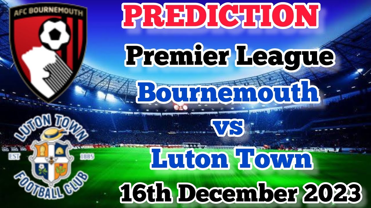 Palpite Bournemouth x Luton Town: 16/12/2023 - Campeonato Inglês