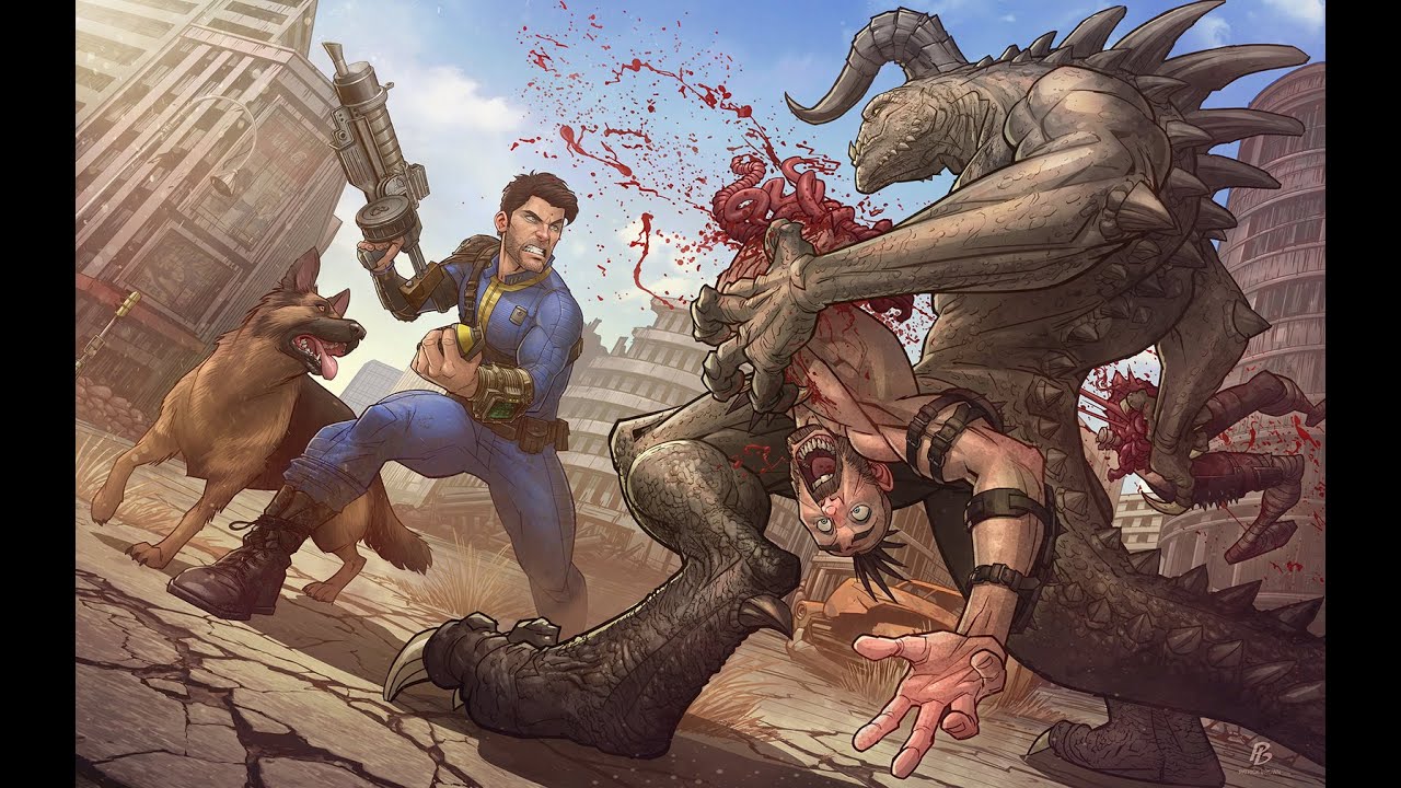 Fallout 4 - EP11 - Exploring the caves with Valkyrie - modded