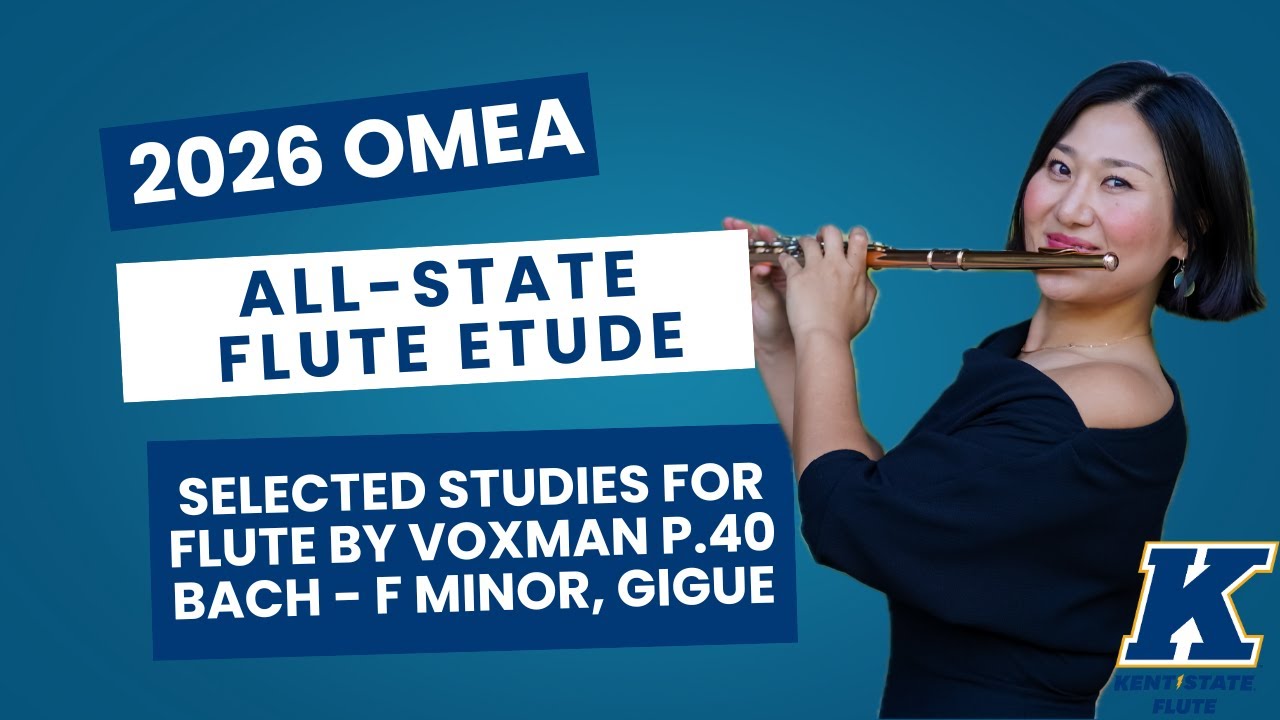 2026 OMEA (Ohio) All-State Etude - Flute. Voxman P.40