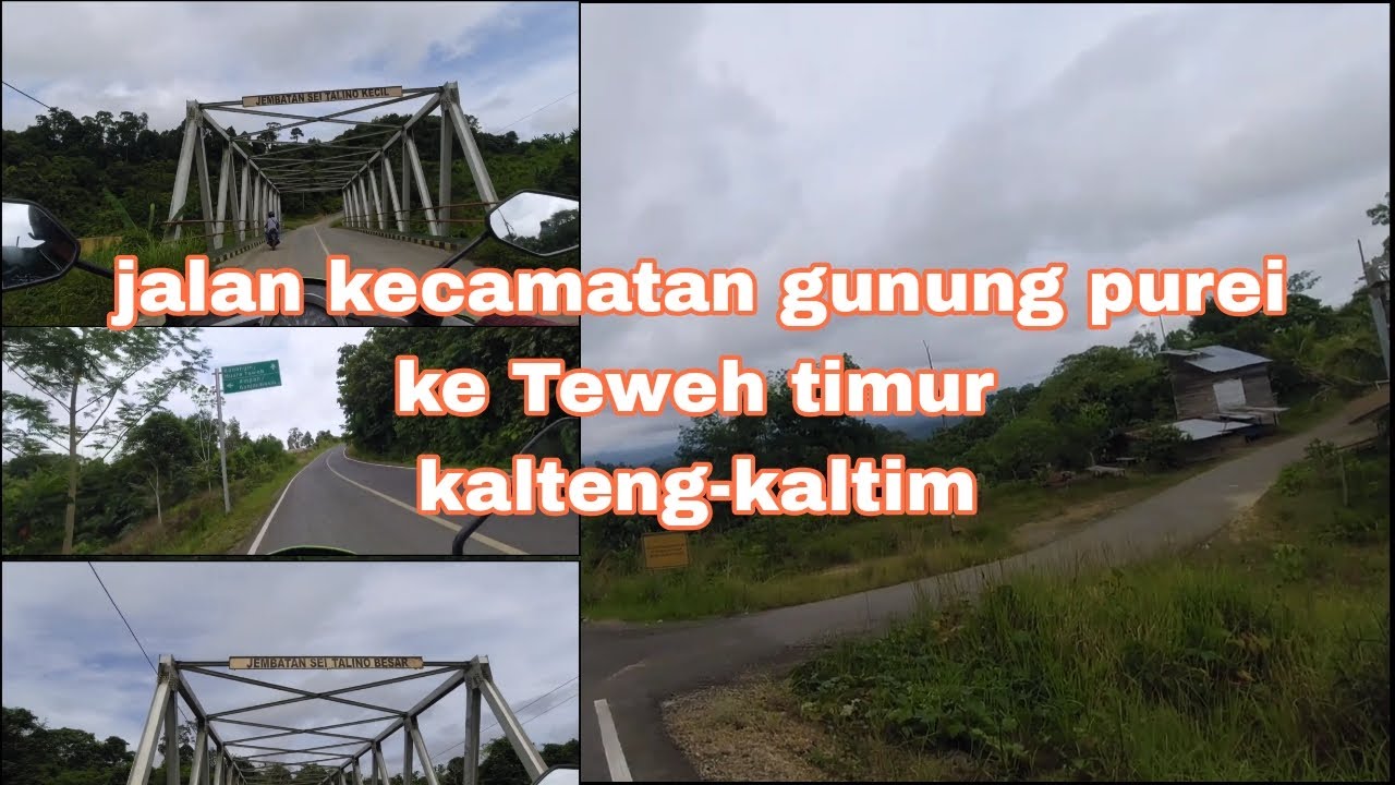 motovlog jalan lampeong Benangin // jalan Kalteng dan kaltim // borneo // kalimantan