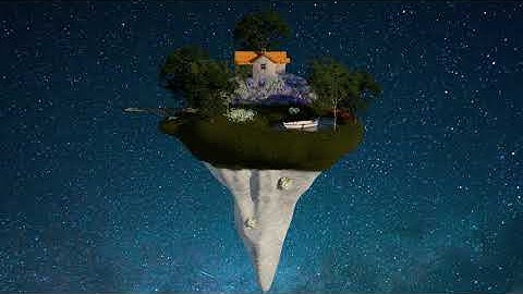 Floating Island - Autodesk Maya 2020
