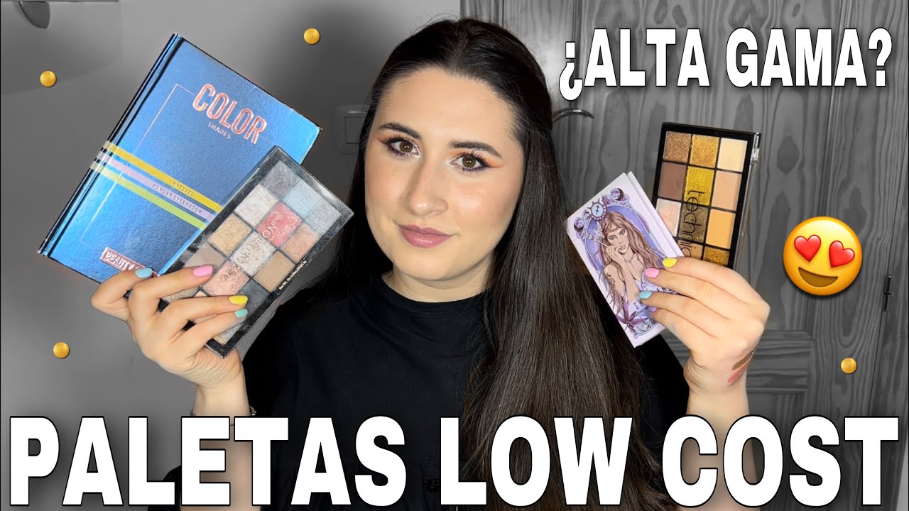 15 PALETAS LOW COST QUE PARECEN ALTA GAMA 💸😱 | Maquillaje muy barato🤩 | Las necesitas todas 😏