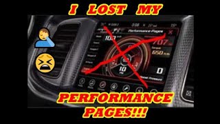🏁How to bring back Performance Pages!👍
