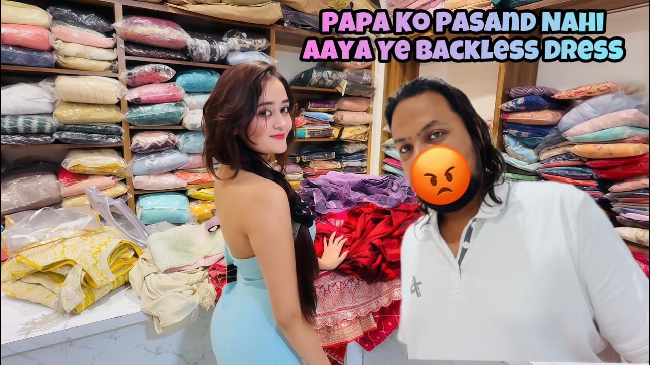 Papa Ko mere Har dress se problem hai ab to | Bindass Kavya Diwali dresses Shopping
